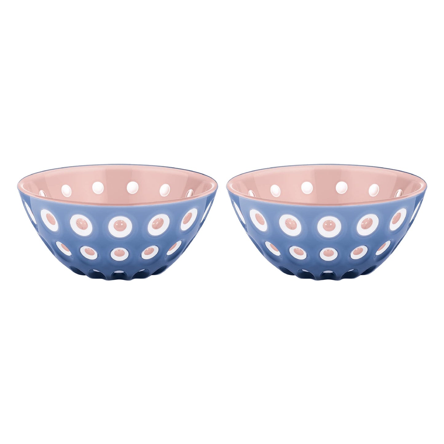 GUZZINI | BOL "LE MURRINE"  Ensemble de 2 bols 12cm - Bleu et rose