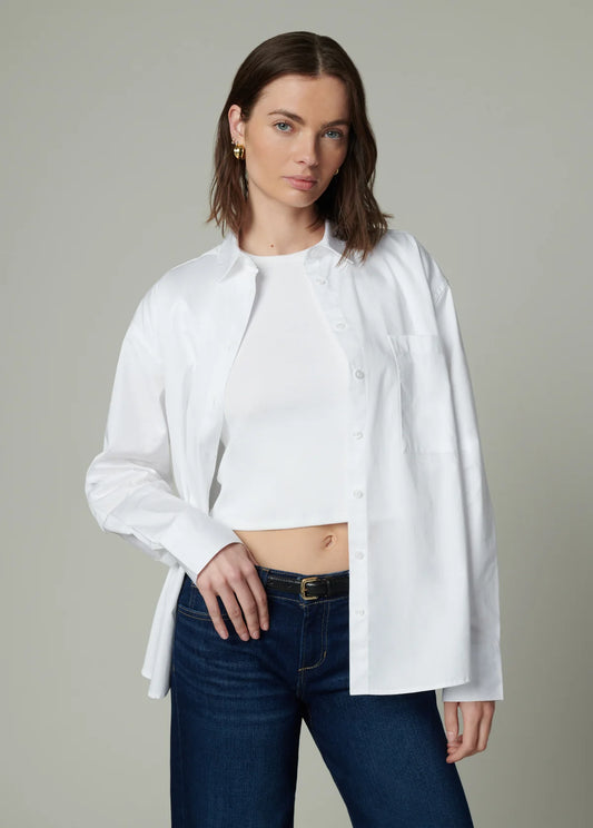 JOE'S - Chemise "The Boyfriend Button" - Blanc