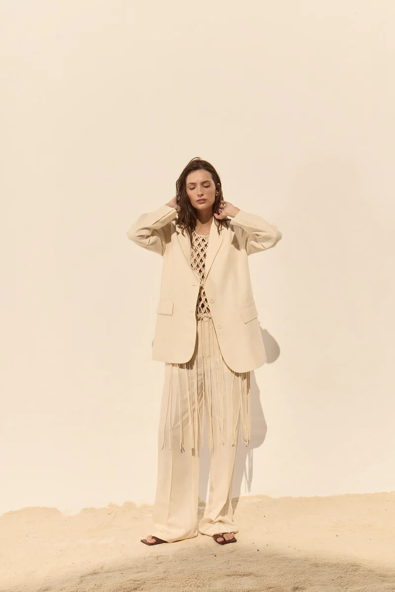 Dèluc | Veston 'Bari' | Crème