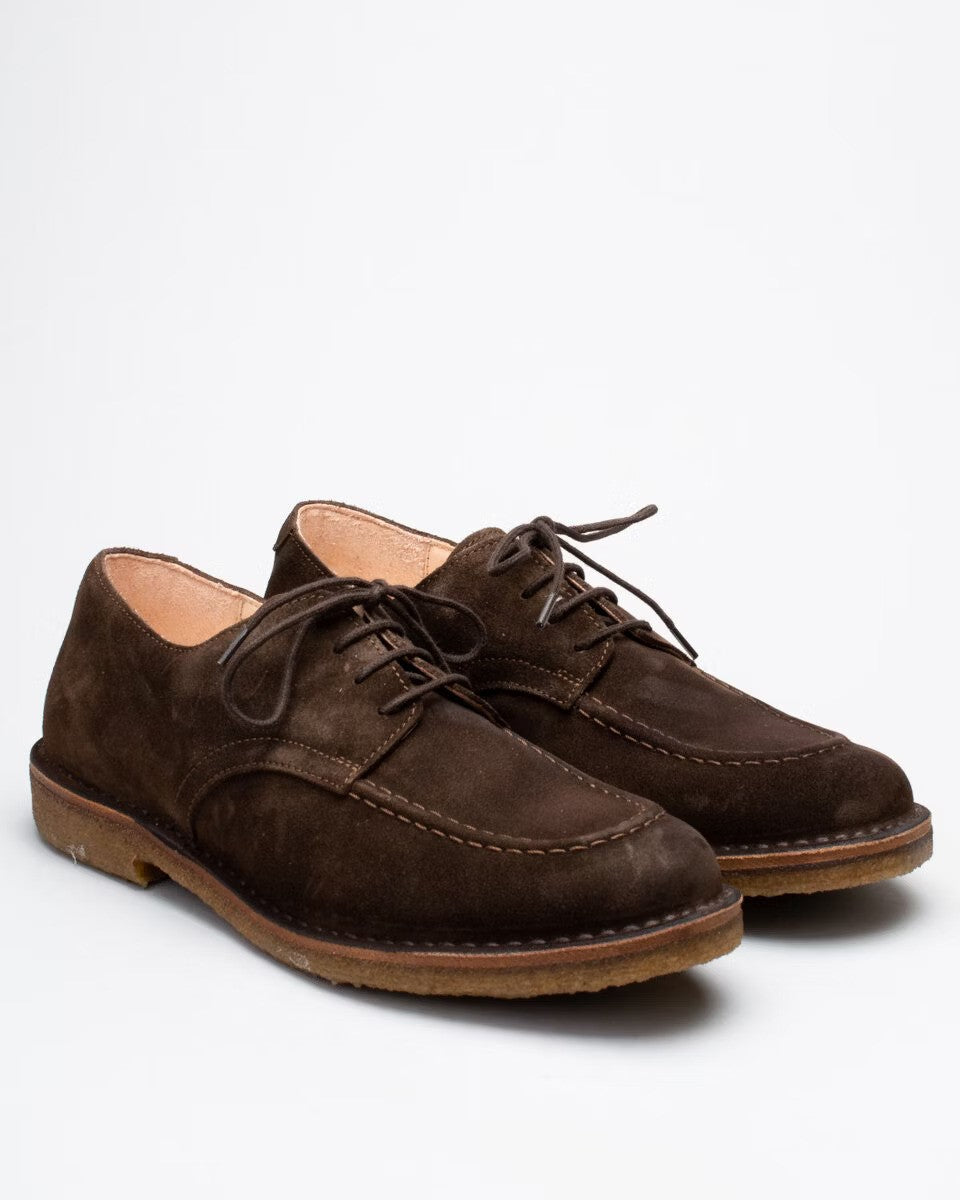 Astorflex | Chaussure derby en daim ''Carlflex'' - Marron foncé