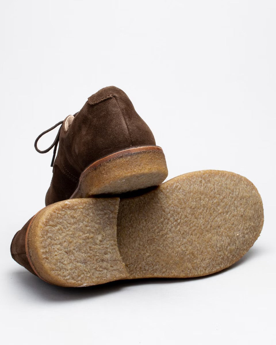 Astorflex | Chaussure derby en daim ''Carlflex'' - Marron foncé