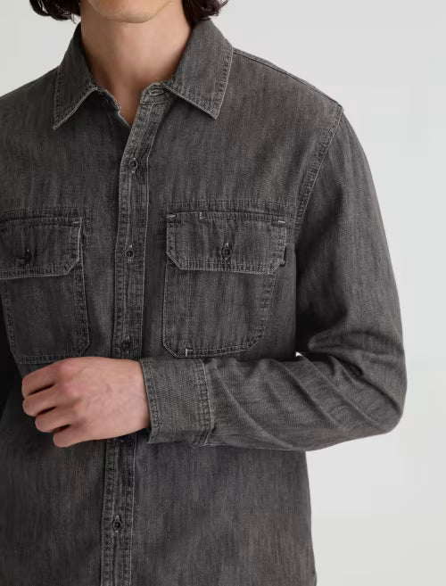 AG Jeans | Chemise en denim "Curtis" - Gris