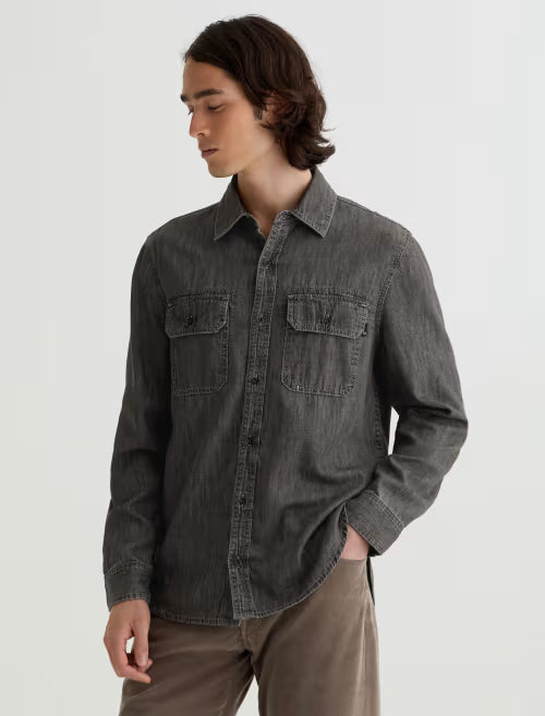AG Jeans | Chemise en denim "Curtis" - Gris