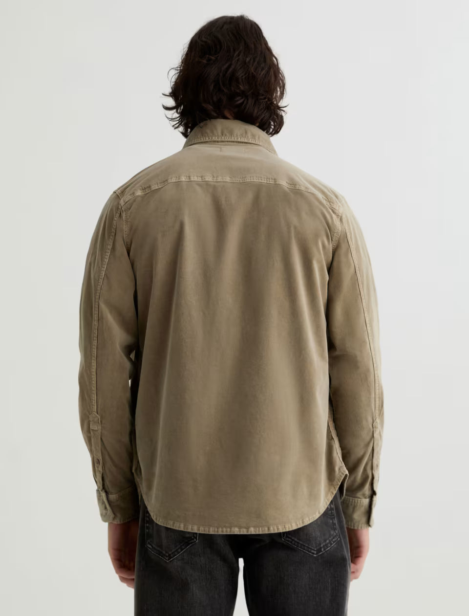 AG Jeans | Chemise en velours côtelé "Curtis" - Taupe