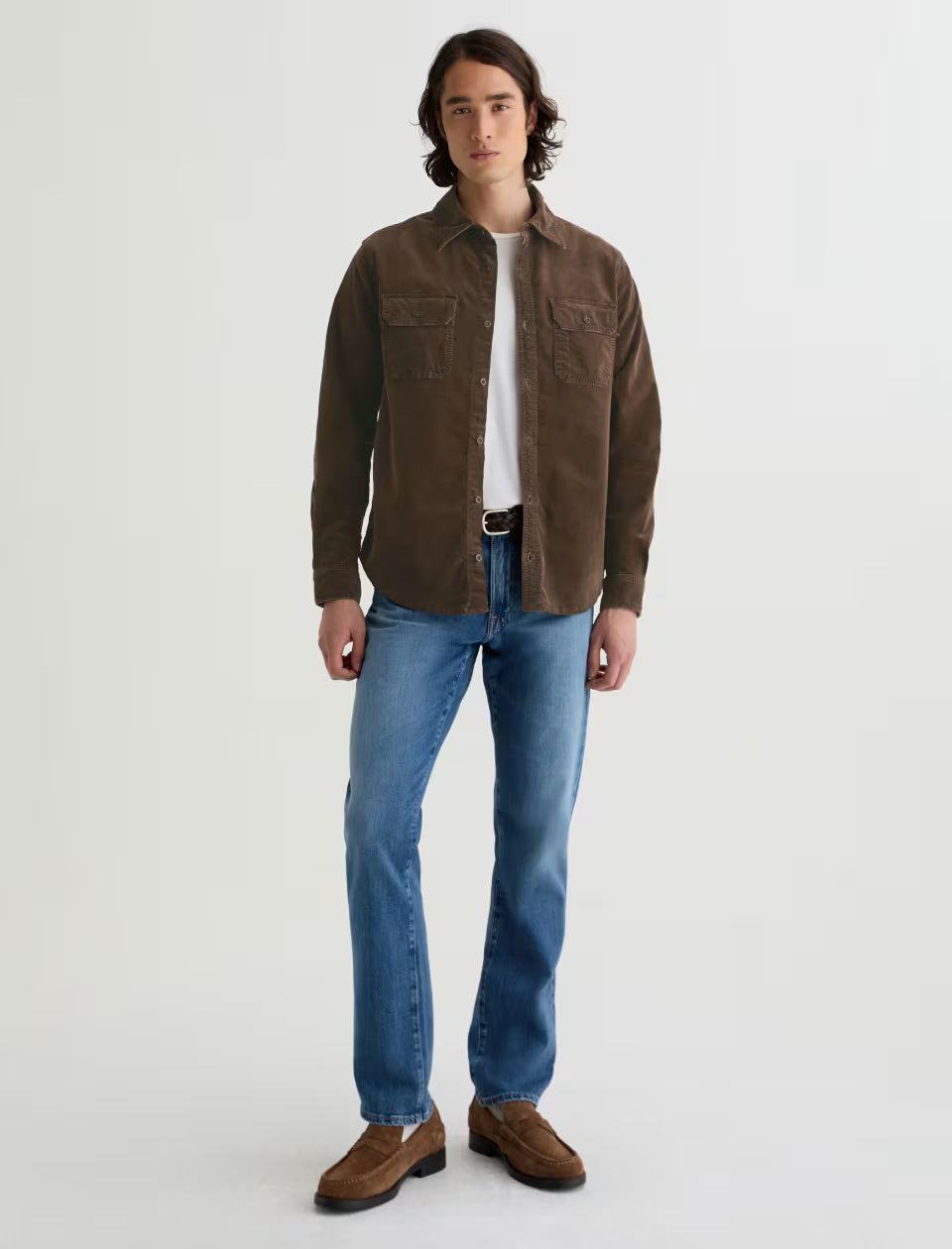 AG Jeans | Chemise en velours côtelé "Curtis" - Brun