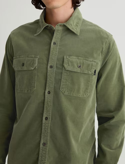 AG Jeans | Chemise en velours côtelé "Curtis" - Vert