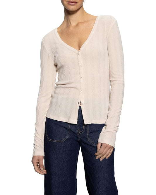 Sanctuary | Tee-shirt à manches longues "GAZE" - Avoine