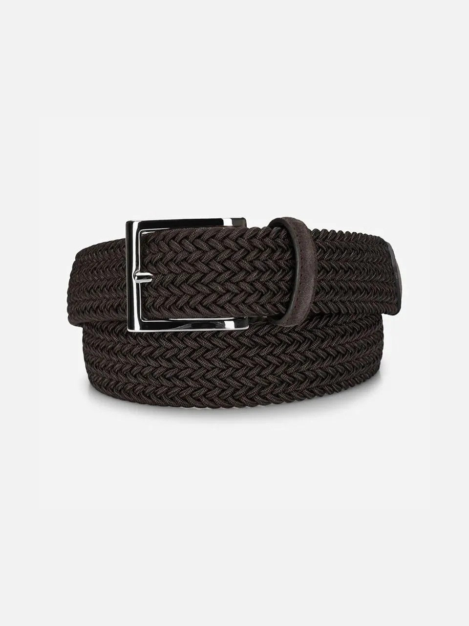 Paolo Vitale | Ceinture tressée extensible - Bleu marin