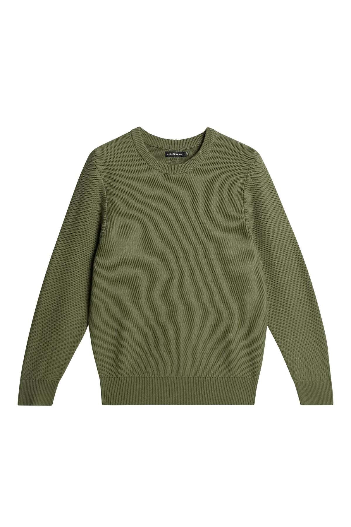 J.Lindeberg | Le pull-over en coton "Arthur" - Olive
