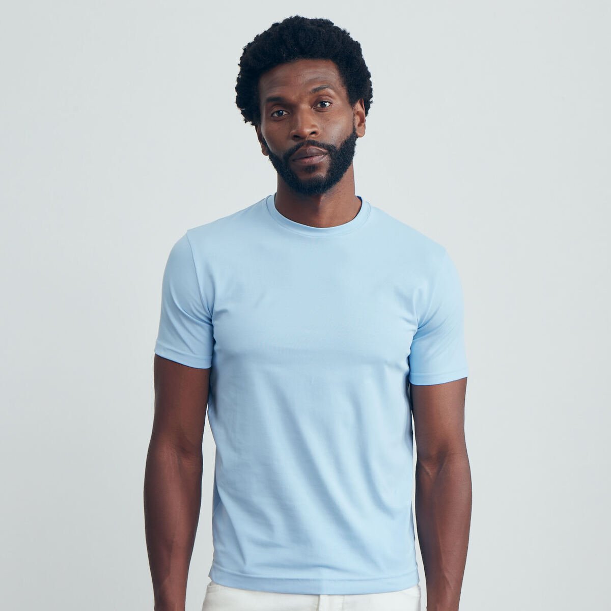EMANUEL BERG | Le T-shirt ''4-Flex'' - Bleu clair