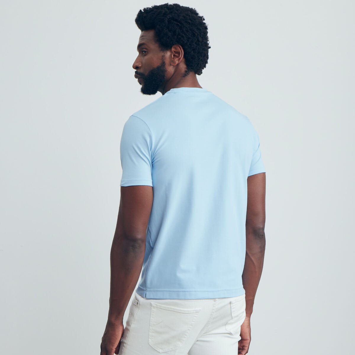 EMANUEL BERG | Le T-shirt ''4-Flex'' - Bleu clair