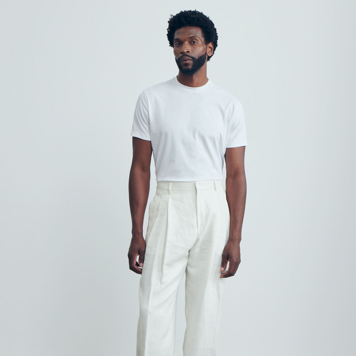 EMANUEL BERG | Le T-shirt ''4-Flex'' - Blanc