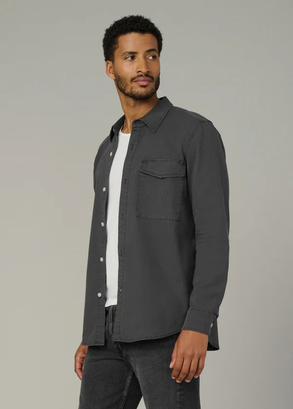 JOE'S | Chemise style workear "Reynolds" - Gris foncé