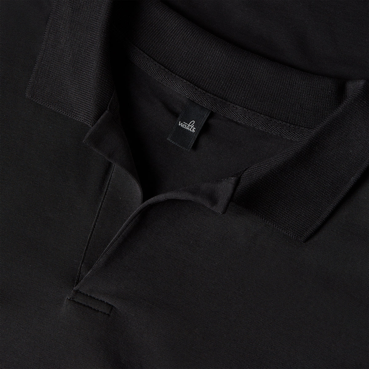 WAHTS | Polo en jersey " Hastings" - Noir