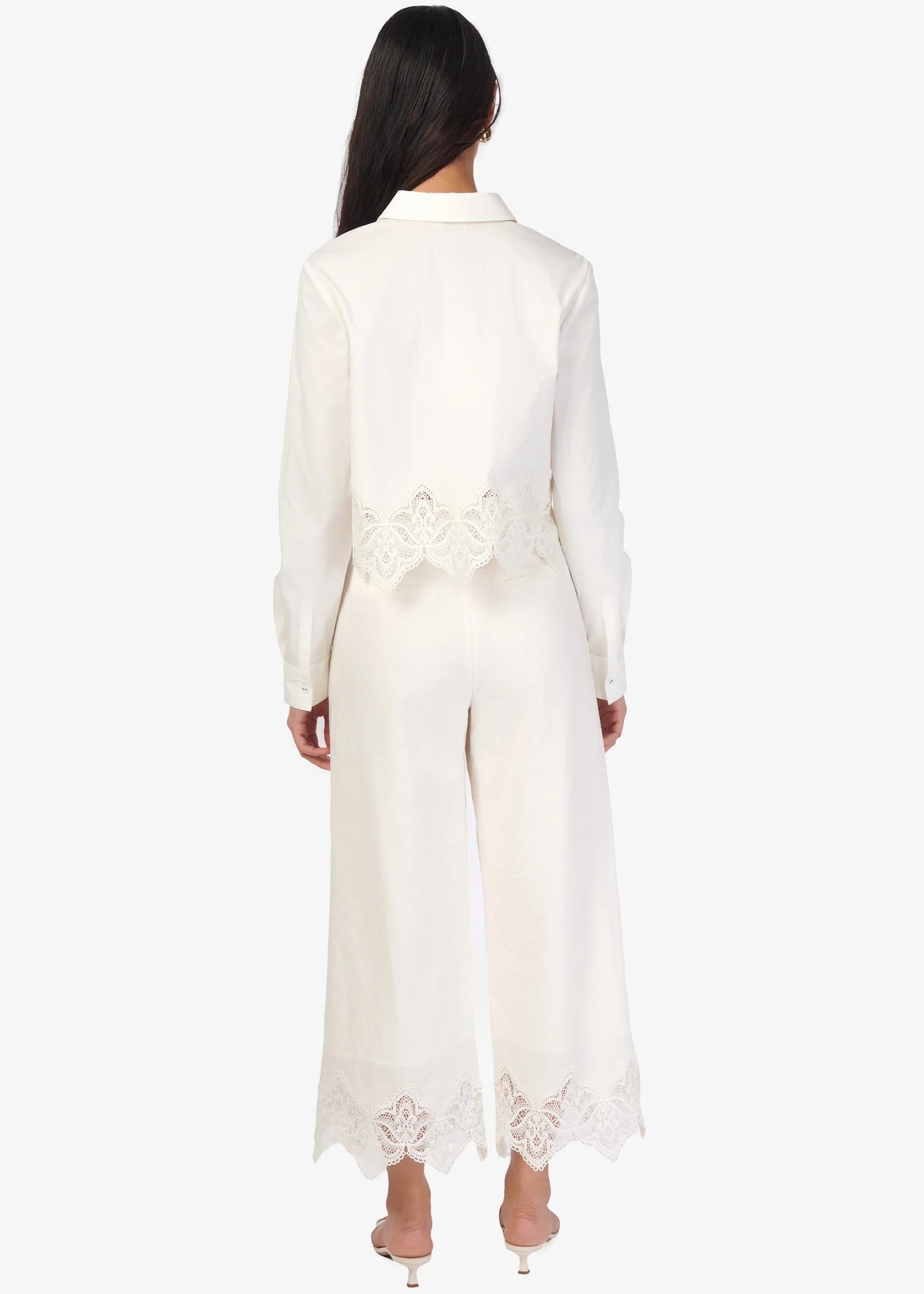CAMI NYC | Pantalon de lin à taille haute ''Cassia'' - Macadamia