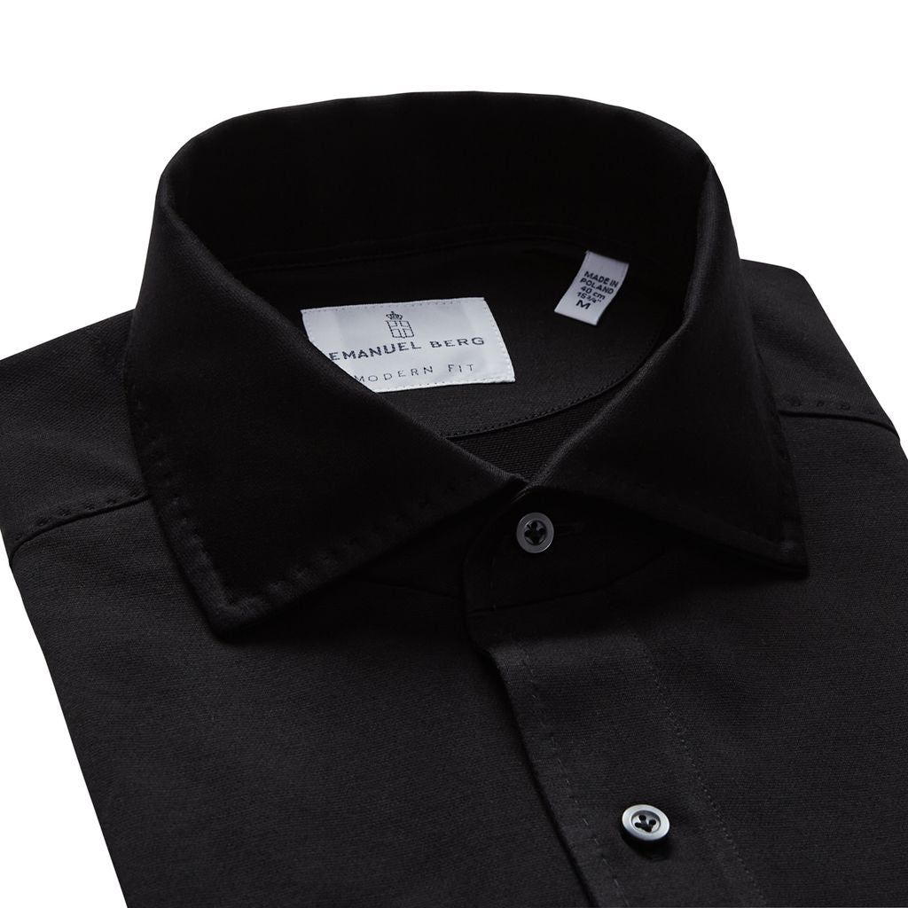 Emanuel Berg | Polo ''Pablo'' en jersey - Black