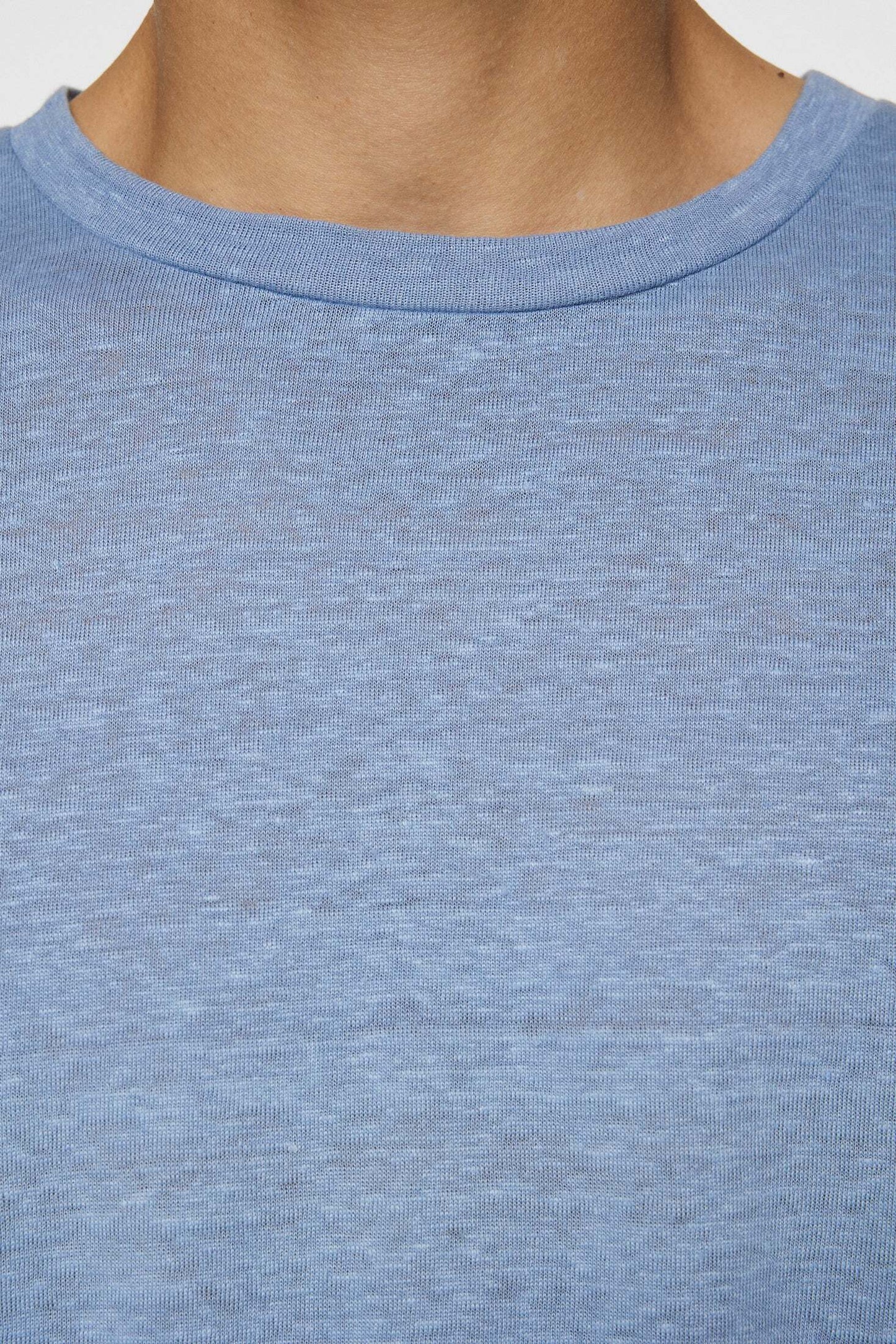 J.Lindeberg | T-shirt en lin “'Coma” - bleu ciel