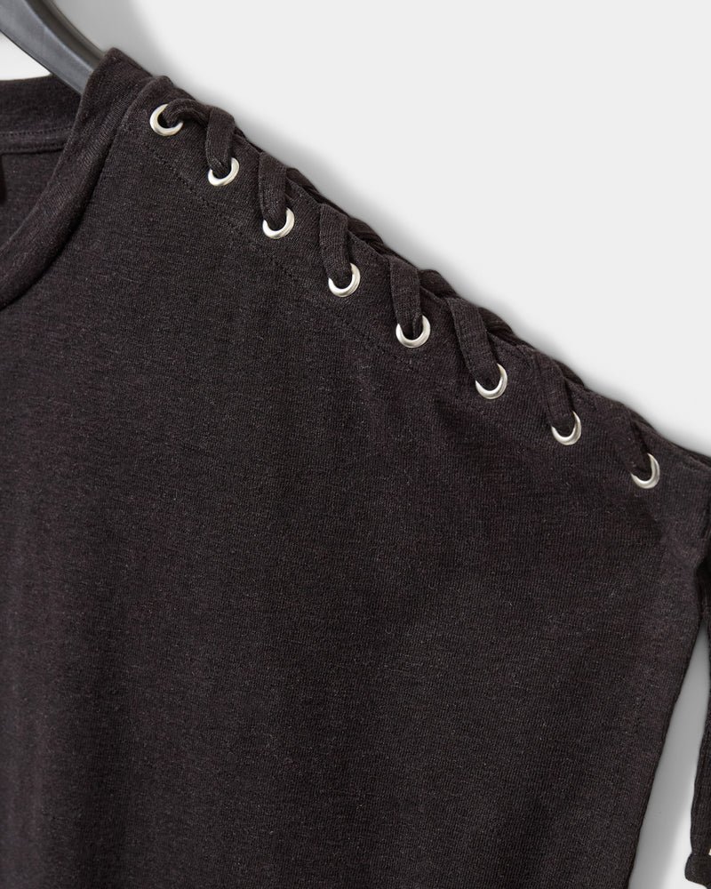 SOFIE SCHNOOR | T-shirt "ALEID"- Noir