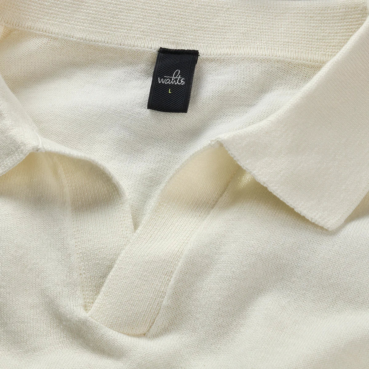 WAHTS | Polo en maille "ANDERSON" - Ecru