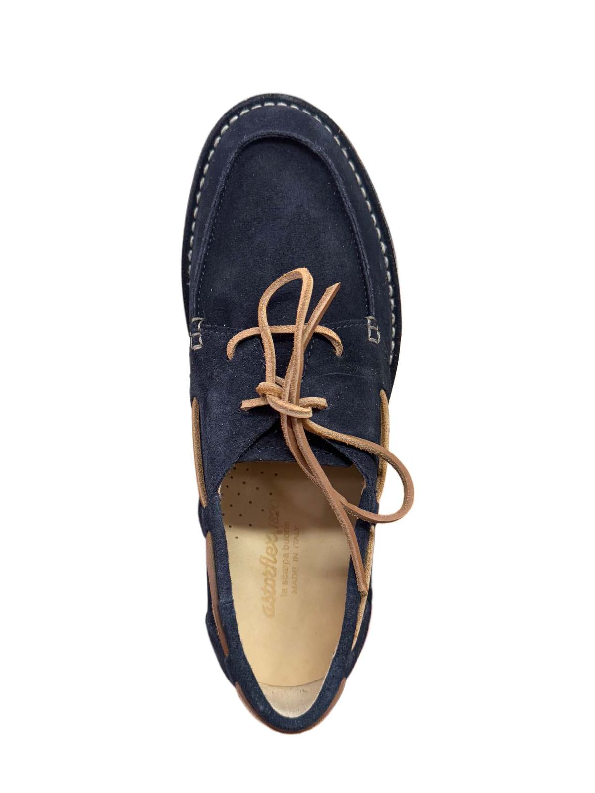 Astorflex | Chaussures bateau en daim ''Dockflex'' - Marine