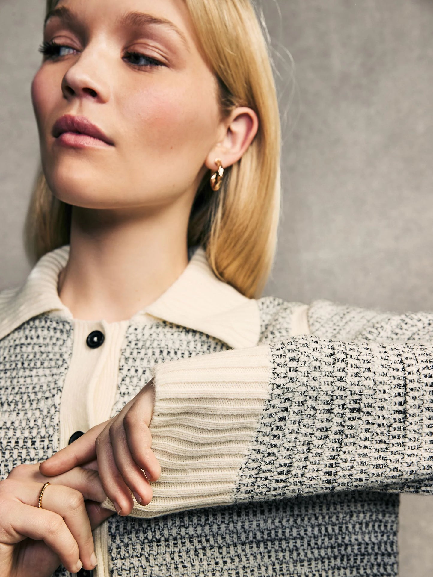 Paul smith | Cardigan en laine - Bleu et blanc