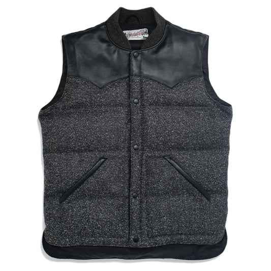 Outclass | Gilet sans manches en laine mélangée - Noire