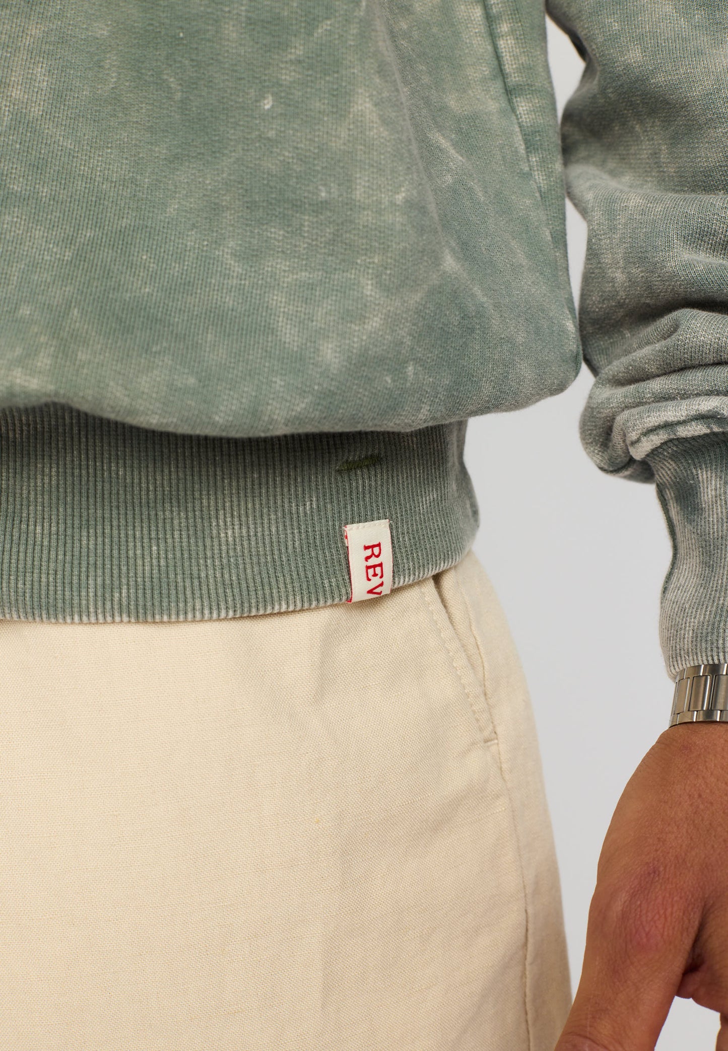 Revolution |Sweat-shirt application / 2806 REV - Armée clair