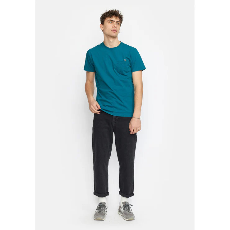 Revolution | T-shirt en coton - Pétrole