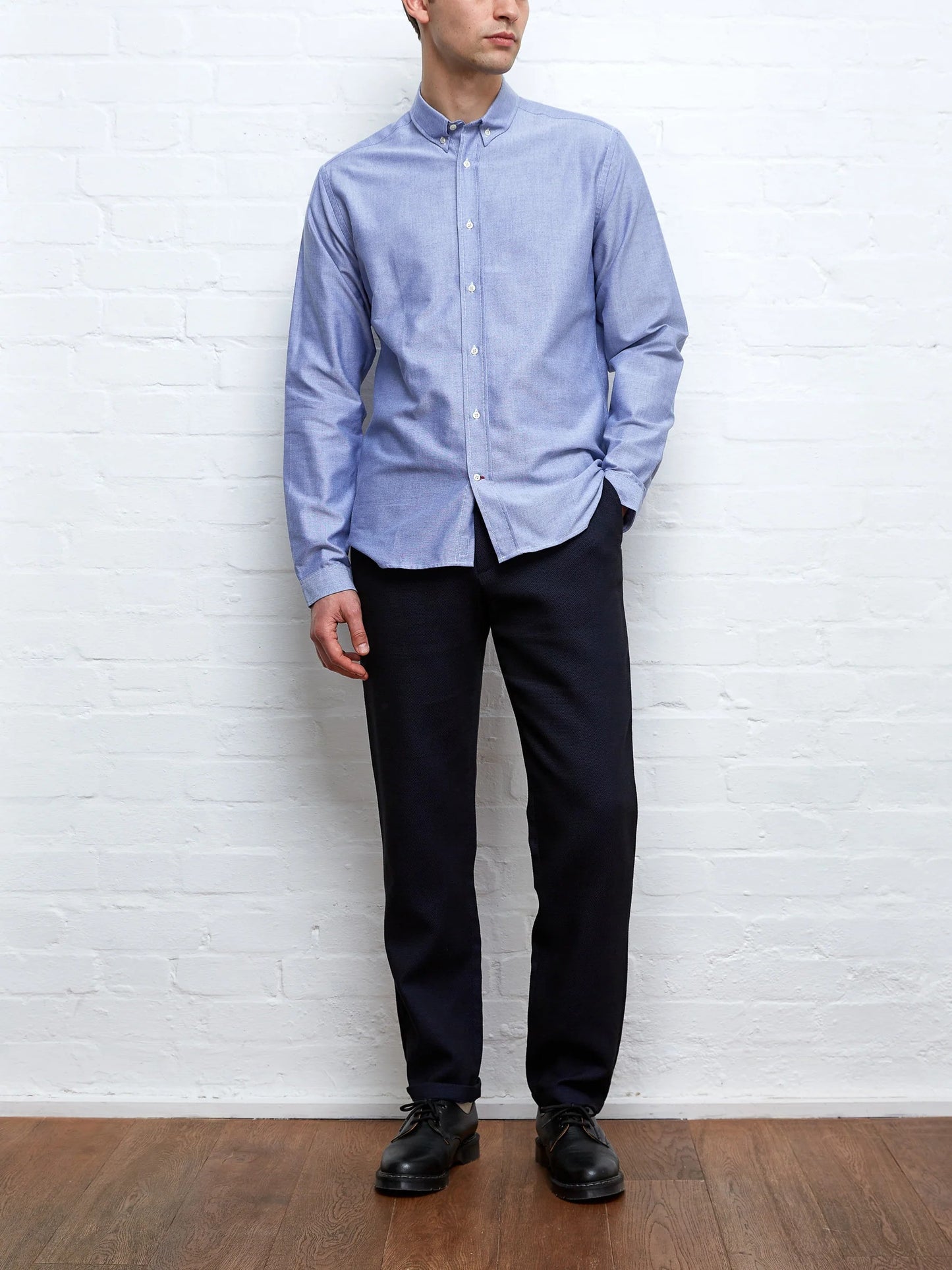 OLIVER SPENCER | Chemise "Brook" - Bleu pâle