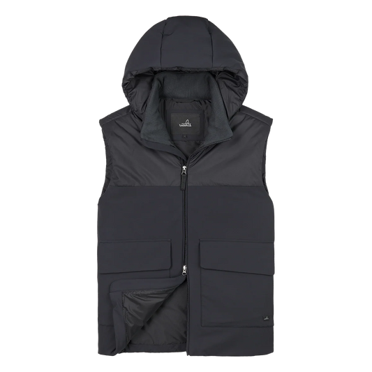 WAHTS |  Veste sans manches Burrows avec capuche amovible - Bleu marine