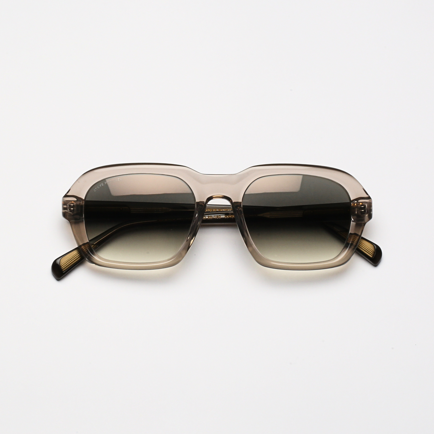 Steve McQueen Eyewear | Les lunettes de soleil ''BANKABLE'' - Champagne Cristal