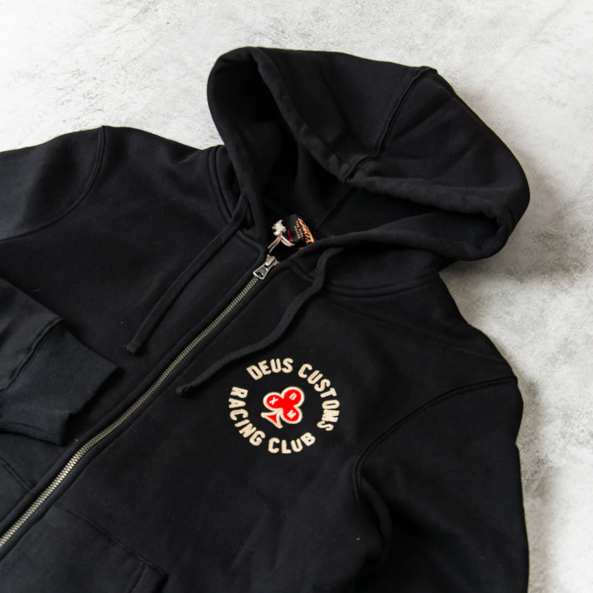 Deus Ex Machina | Sweat à capuche zippé Basto - Noir