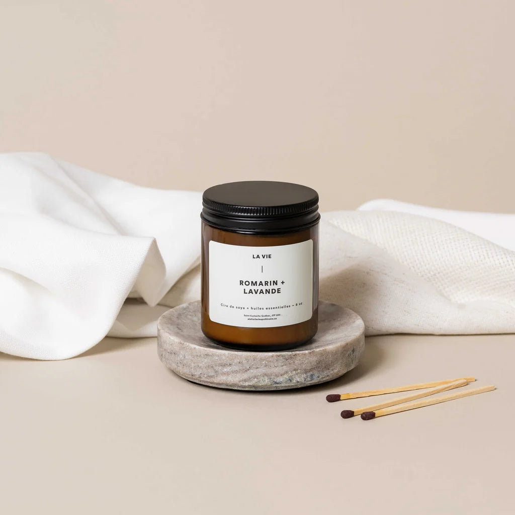 ATELIER LA VIE APOTHICAIRE | Bougie - Romarin Lavande