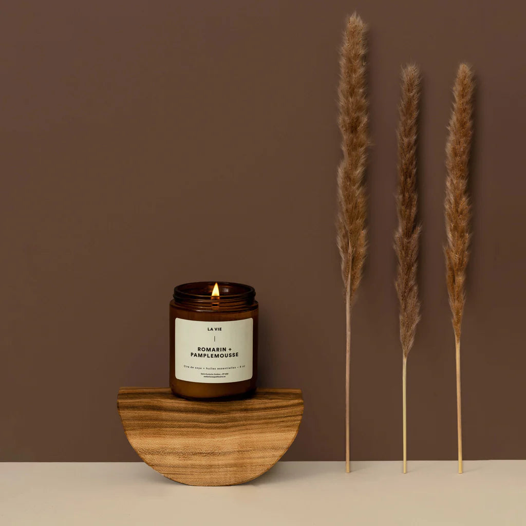 ATELIER LA VIE APOTHICAIRE | Bougie - Romarin Pamplemousse