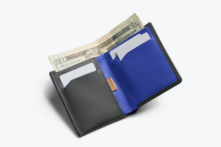 Bellroy | Portefeuille Note Sleeve - Gris Charbon/Bleu Cobalt