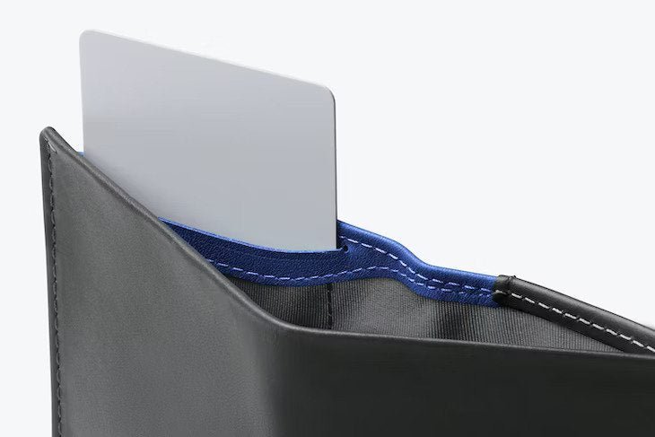 Bellroy | Portefeuille Note Sleeve - Gris Charbon/Bleu Cobalt