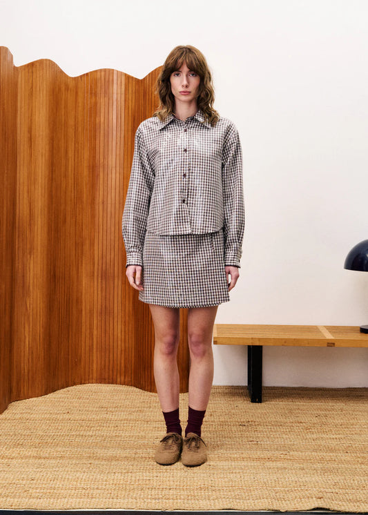 FRNCH | Chemise "BALOO" - Chocolat