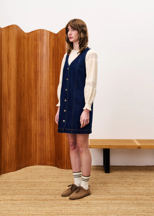 FRNCH | Robe "NALA" - Bleu nuit