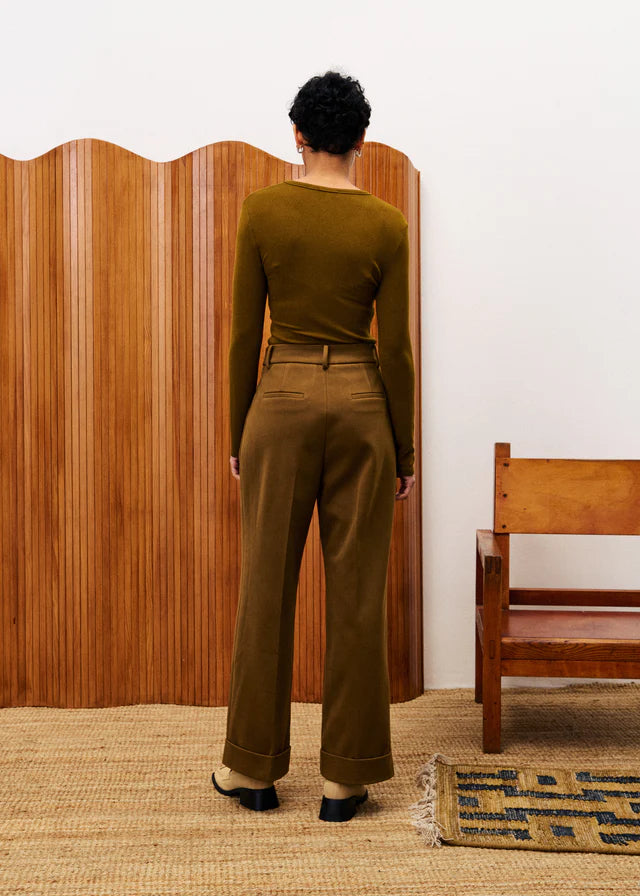 FRNCH | Top "GOYAVIER" - Olive