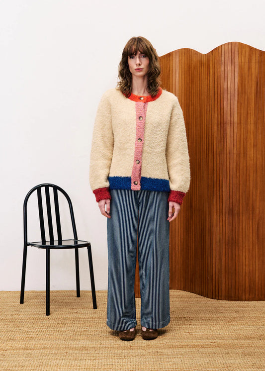 FRNCH | Cardigan "CYCLAMEN" - Creme