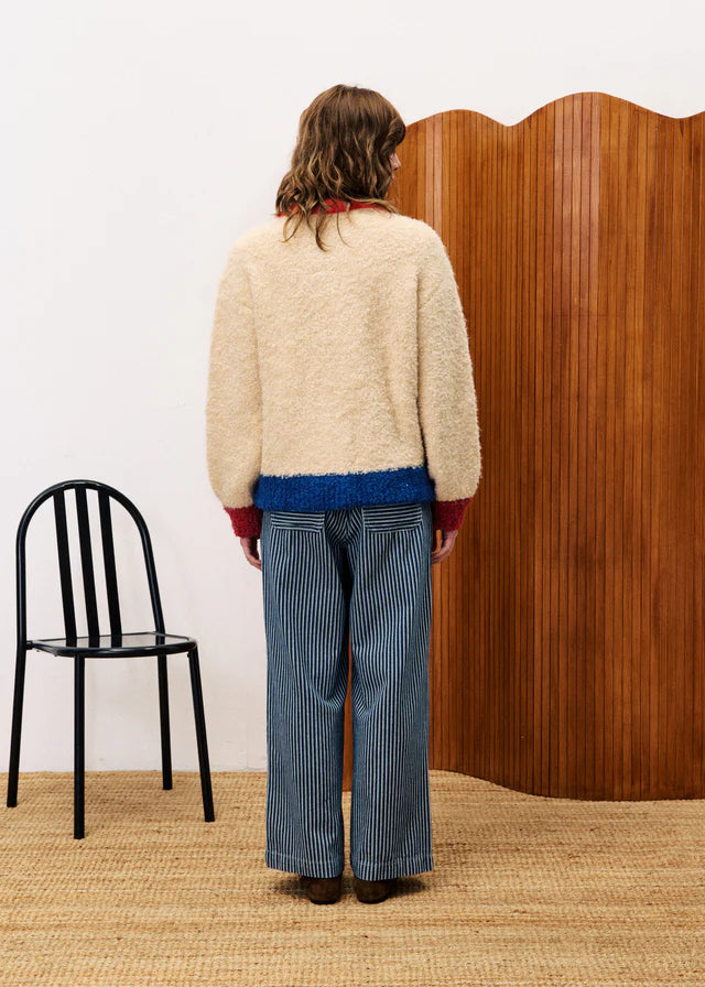FRNCH | Cardigan "CYCLAMEN" - Creme