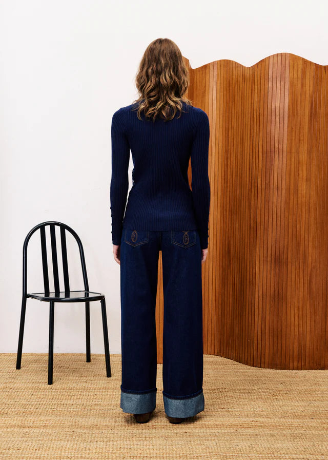 FRNCH | Top "AMARYLLIS" - Bleu