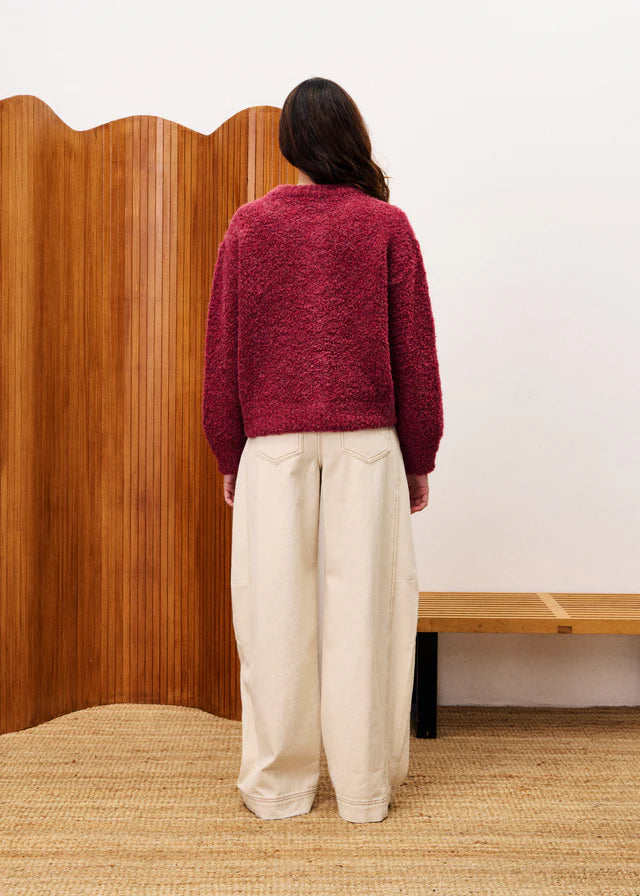 FRNCH | Cardigan "SELRIK" - Bordeaux