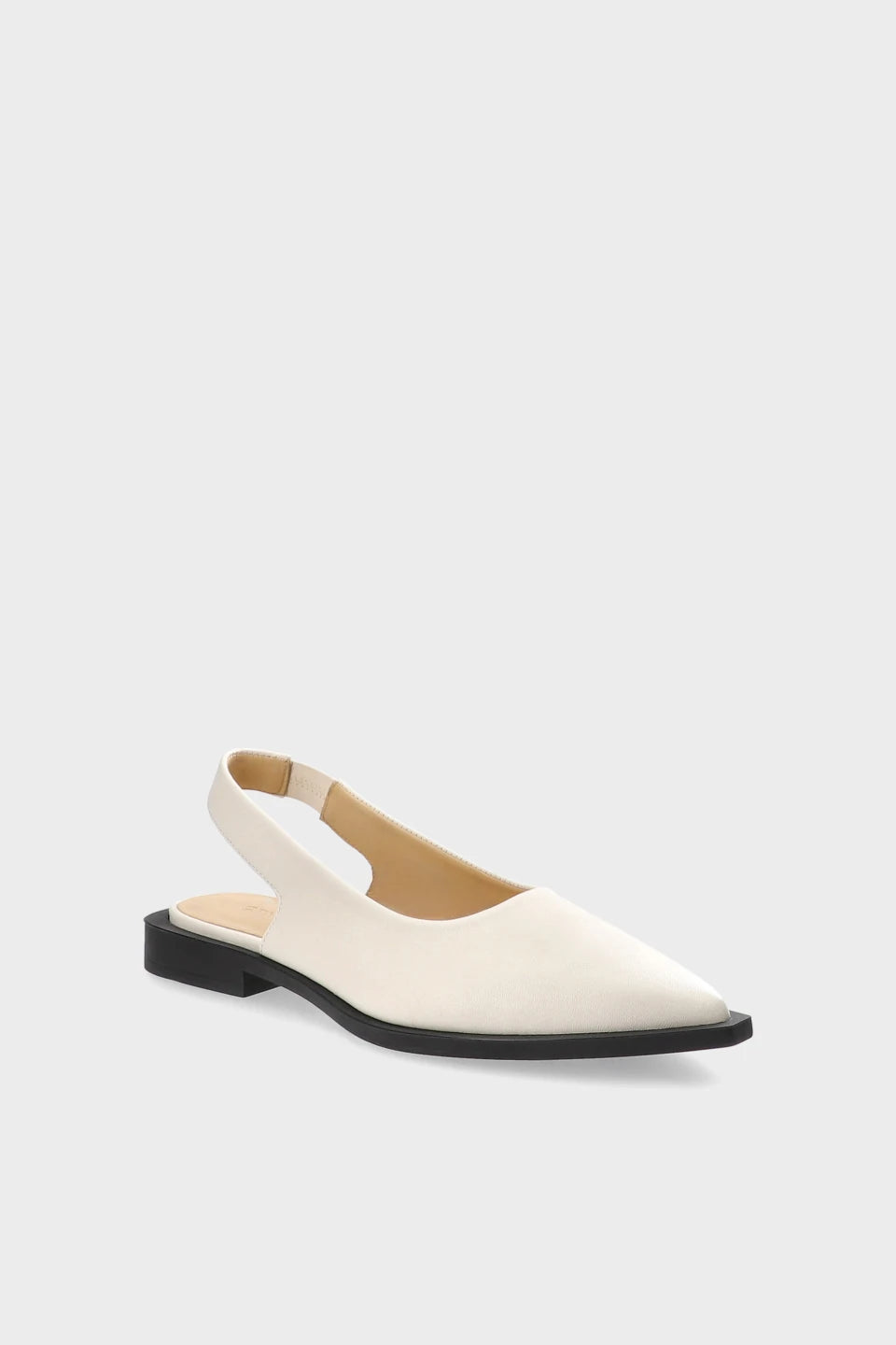 Copenhagen studio | Ballerines pointues en cuir - Crème
