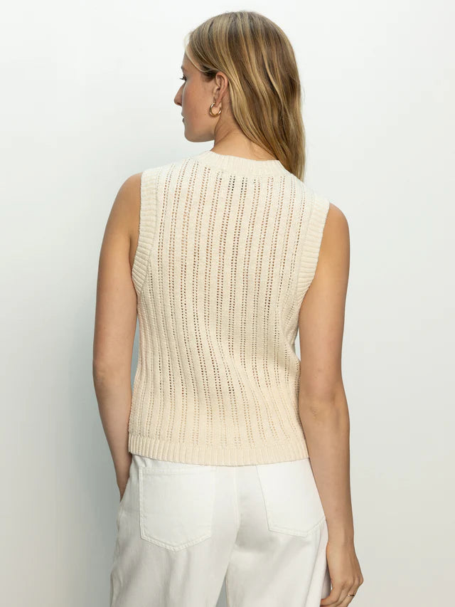 Sanctuary | Top "POINTELLE SHELL" - Beige