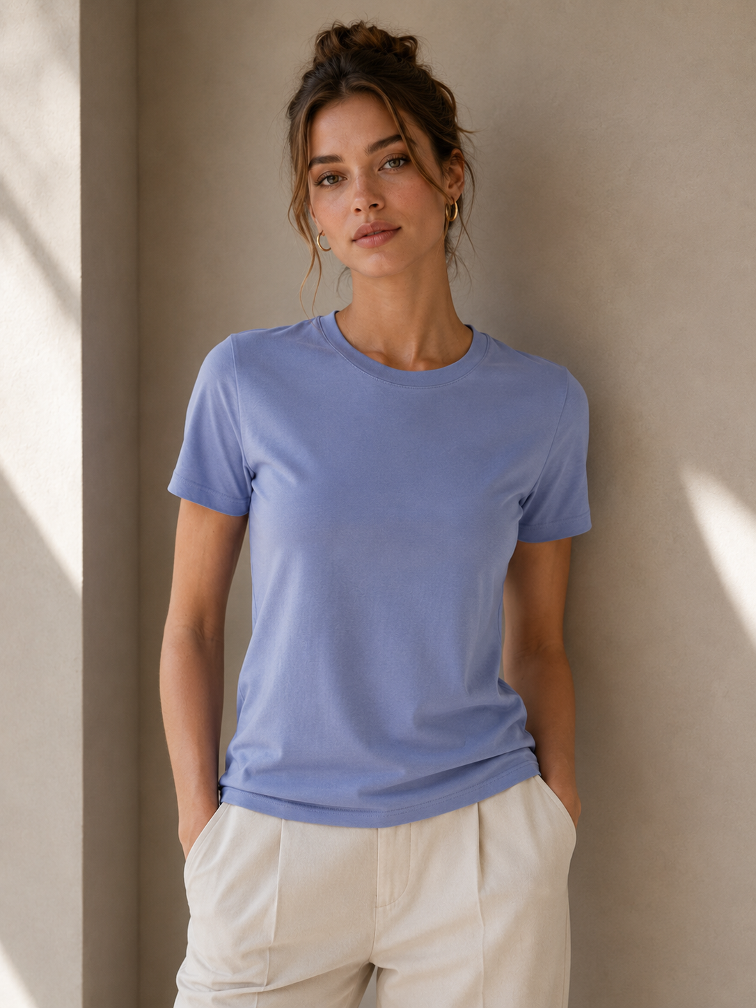 CIRCOLO 1901 | T-shirt 'Slim Fit'| Bleu