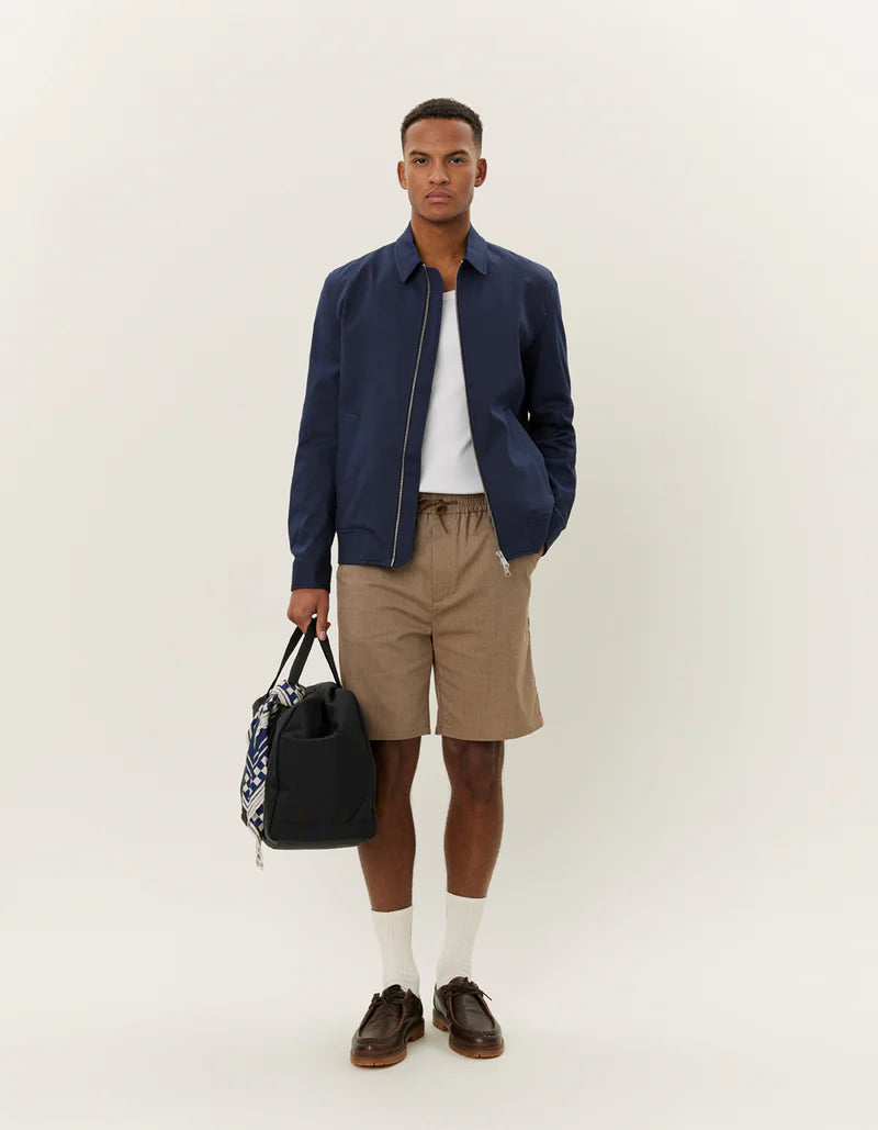 Les Deux | Veste de coach "Como" - Bleu Marine