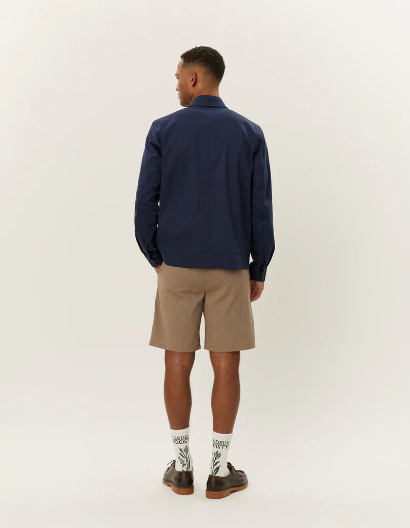 Les Deux | Veste de coach "Como" - Bleu Marine