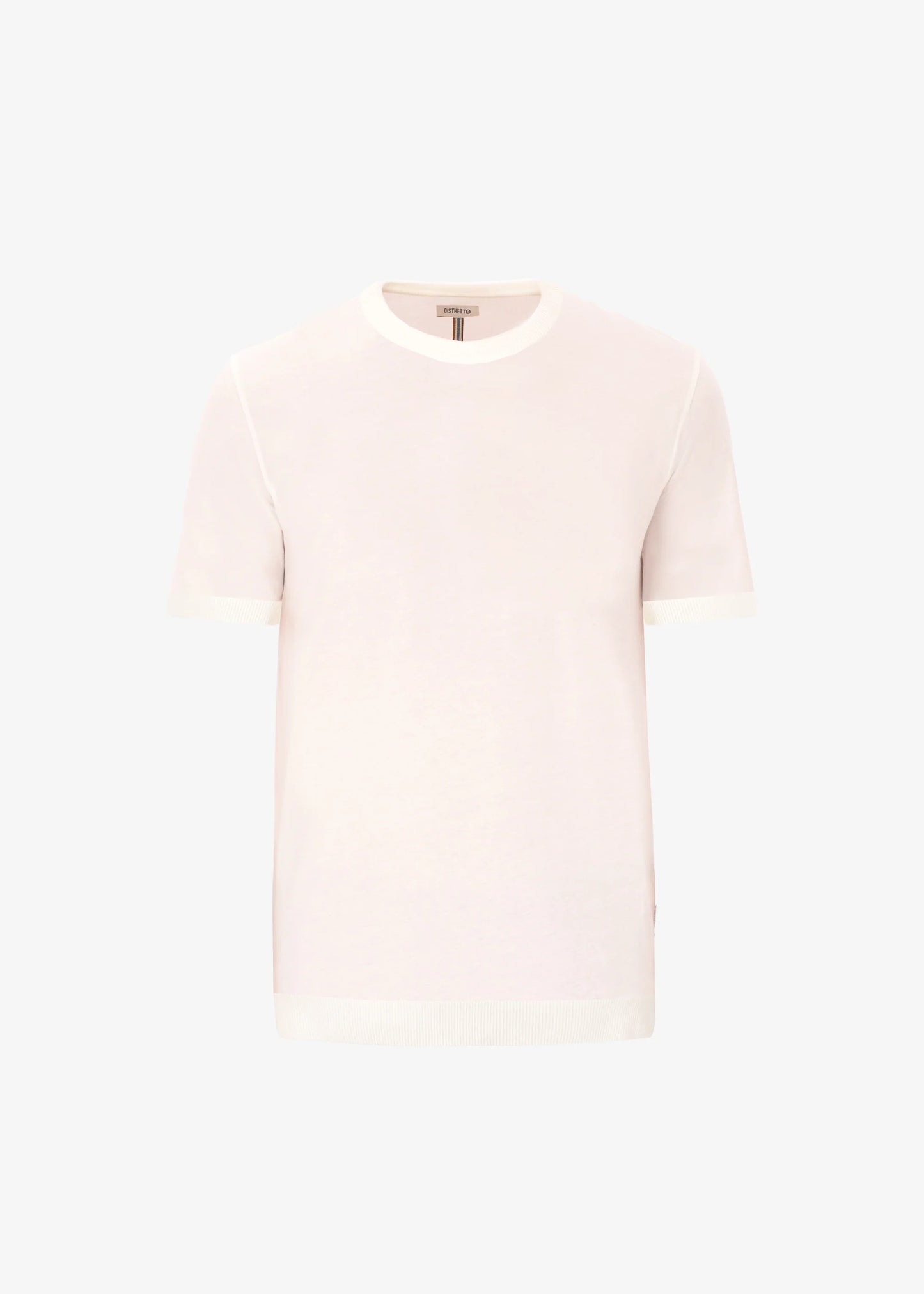 Distretto12 |T-shirt en crêpe de coton -blanc cassé