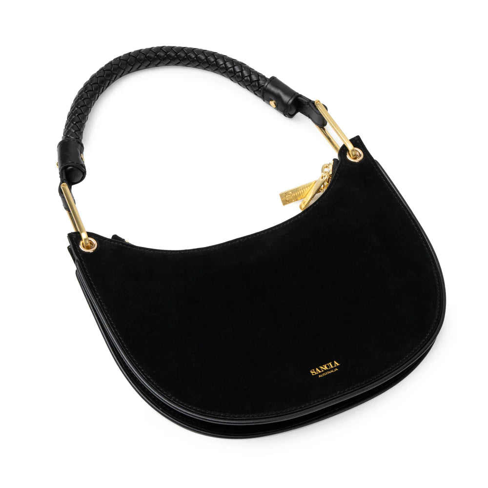SANCIA | Sac en daim ''Altura'' - Black